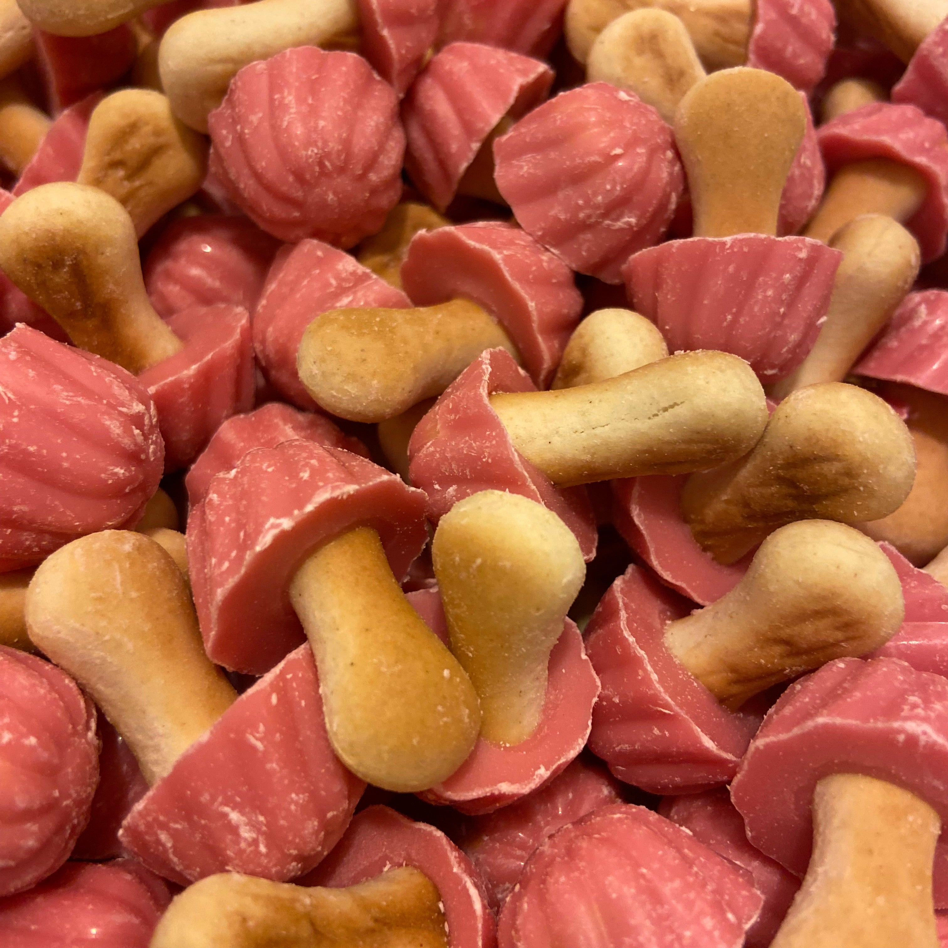 Champignons aromatisés à la fraise x10