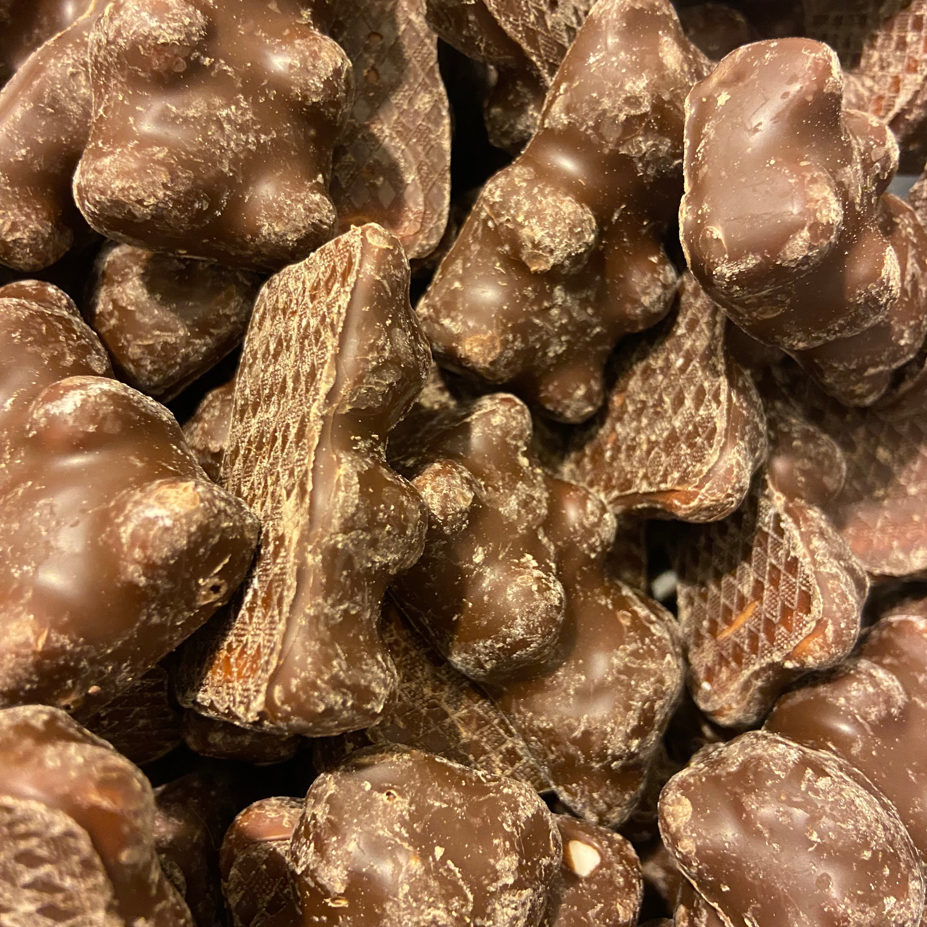 Oursons enrobés de chocolat au lait x5