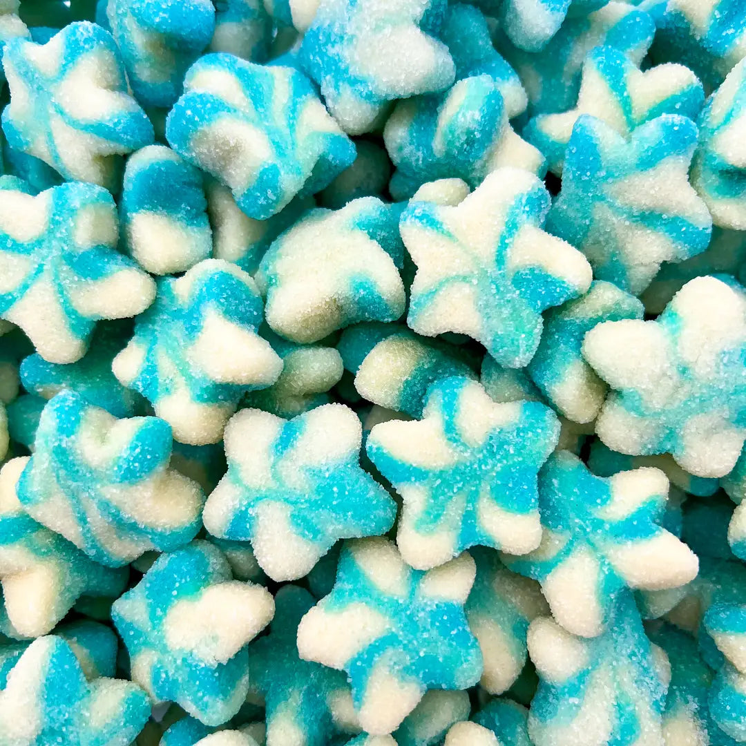 Étoiles Twist Bleue Sucrées (100g)