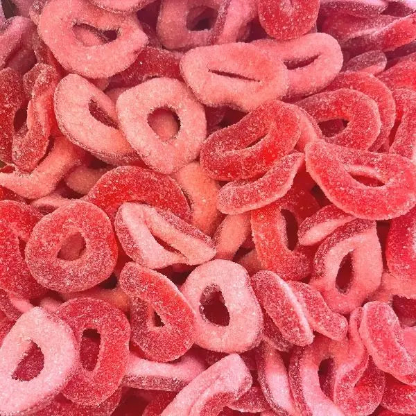 Anneaux Sucrés Gout Fraise (100g)