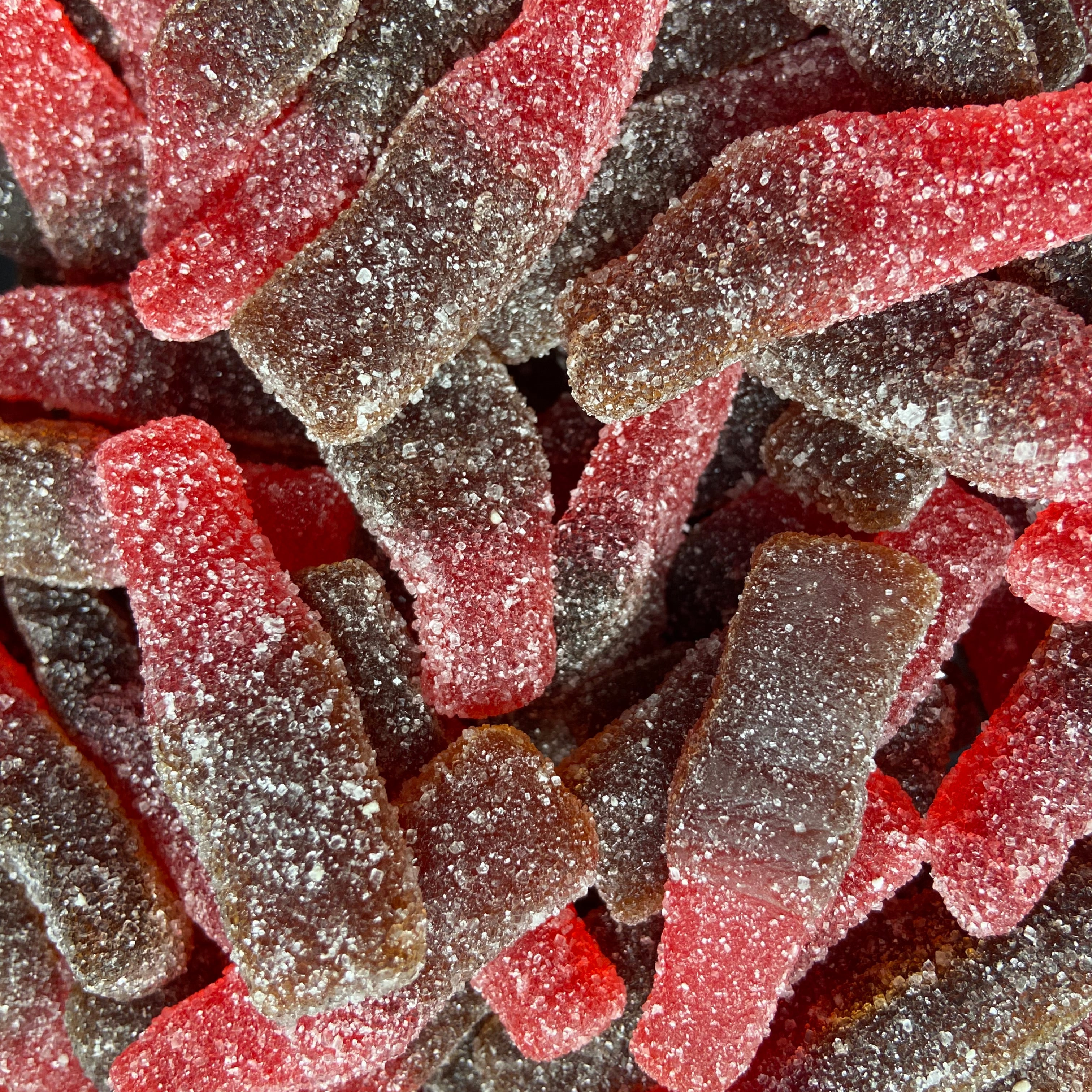 Bouteilles Cherry Cola Sucrées (100g)