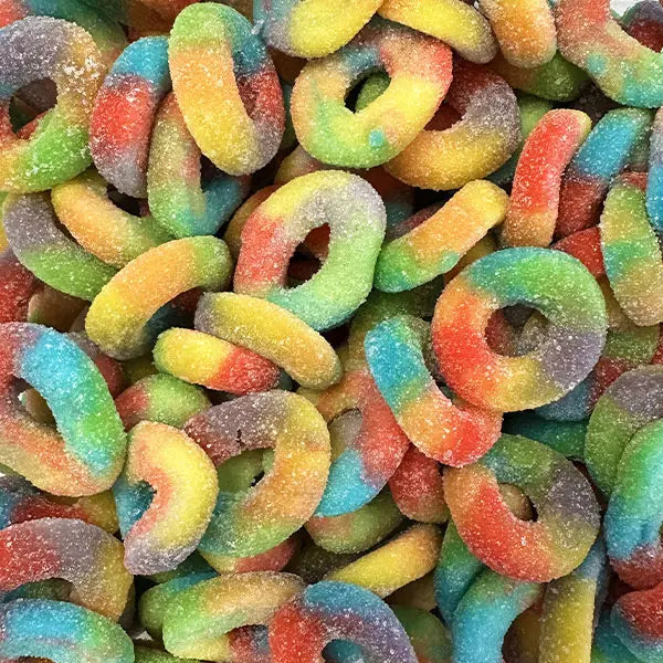 Anneaux Multicolore Acidulés (100g)